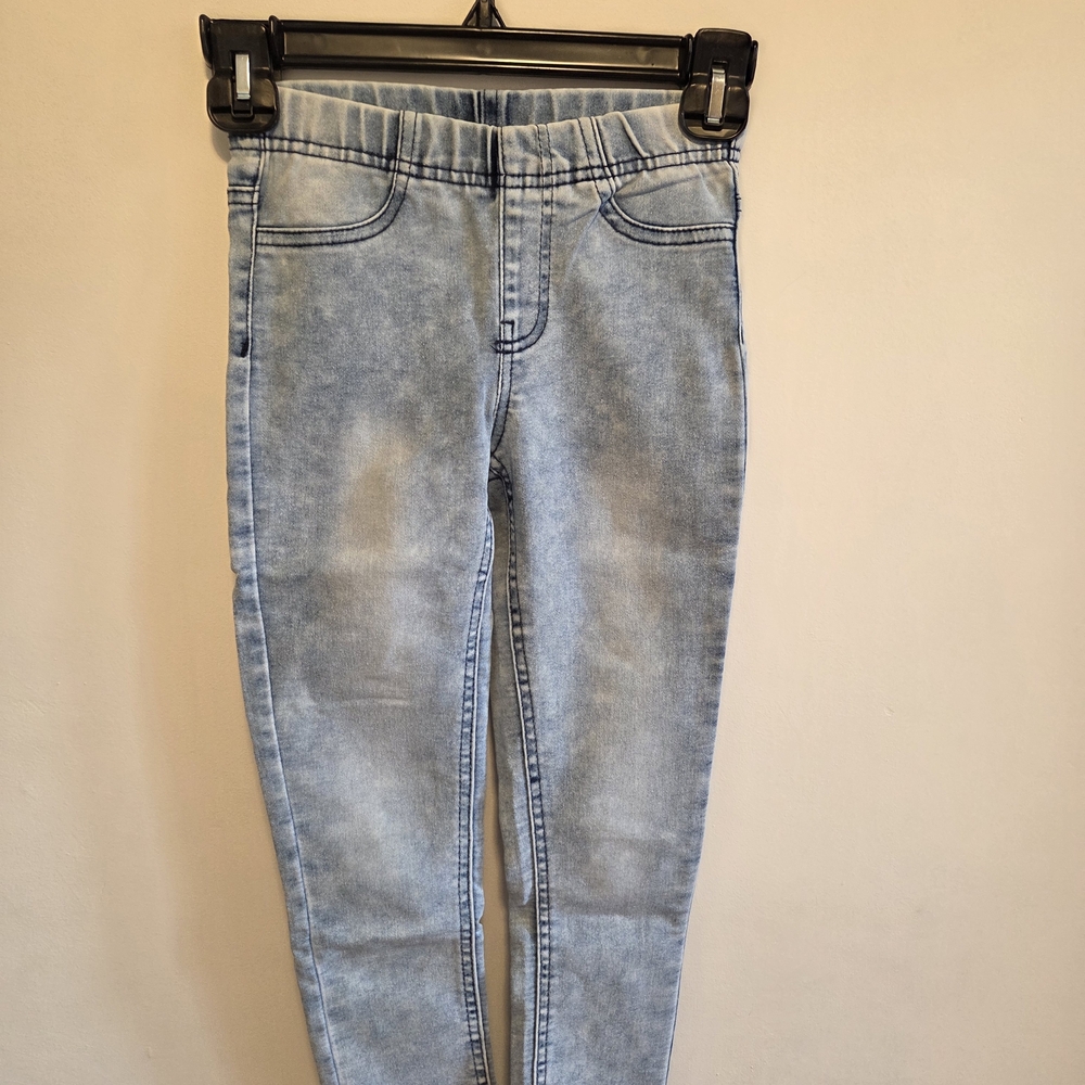 Kids Light Wash Stretch Pull-On Jeans